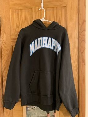 Madhappy Varsity Logo Black Hoodie